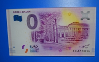 0-Euroschein auf 3mm Acrylglasplatte